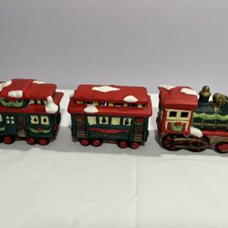 Ceramic Christmas Train Set