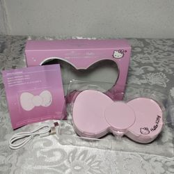 Hello Kitty Mini LED Bow Compact Mirror by Impressions Rechargeable — Brand New 