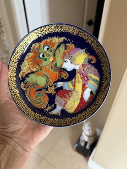 Bjorn Wiinblad Rosenthal Aladdin Wall Plate No. 1 Decorative Collectors Plate