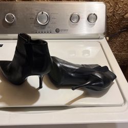 women’s black mid heels size 9 calvin cline