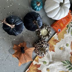12 Fall / Halloween Bundle Decor Pieces 