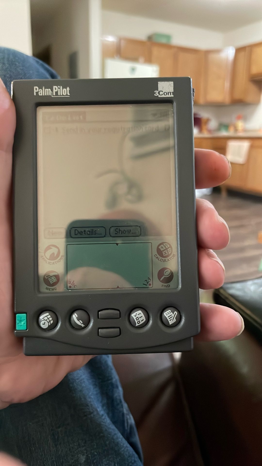 Palm Pilot Professional Upgraded To 2 Meg Memory