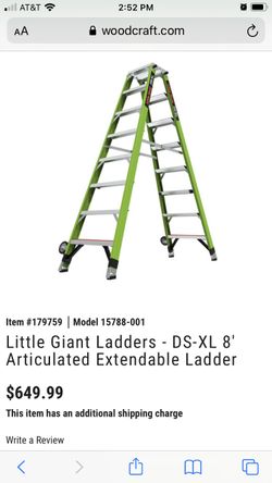 LITTLE GIANT LADDERS DS-XL 8”