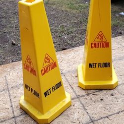 Wet Floor Sign.
