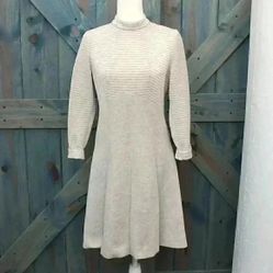 Striped Knit Dress B Altman and Co Size Small