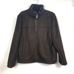 Nautica suede coat men’s medium