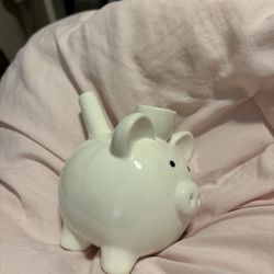 Super cute ceramic pig pipe
