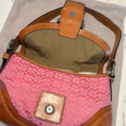 Coach pink vintage soho