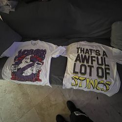 Awful lot if cough syrup  65$ ea one is size M and the other one  size S  and you can take both for 105$