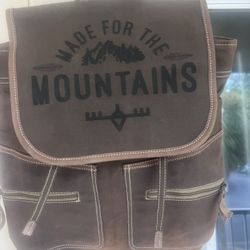 Canvas Backpack Made From Military Tent