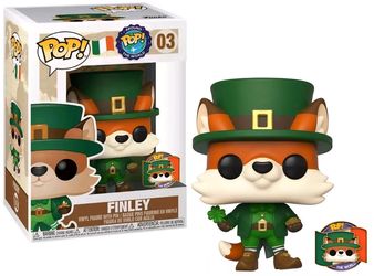NEW Funko POP! Finley 03 Fox w/Pin Around the World Ireland
