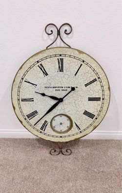 Manchester Clock Co. Vintage Wall Clock