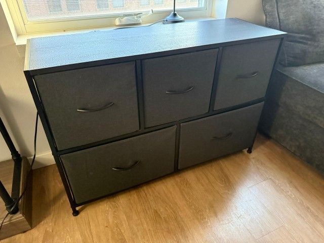 6-Drawer Fabric Dressers (2 Available) 