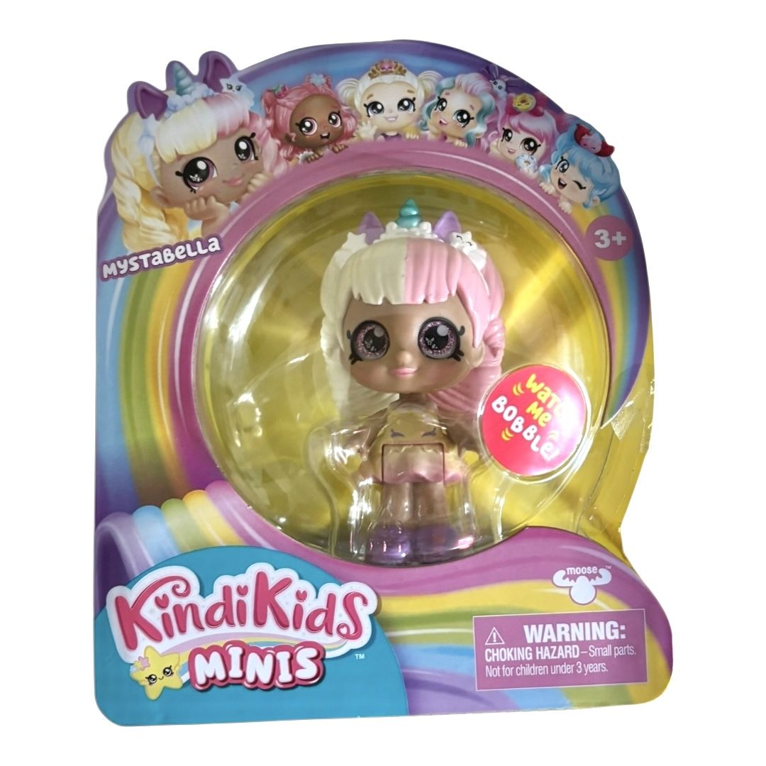 New 🦄 KindiKids Minis – Mystabella Doll (Wobble Bobble!)