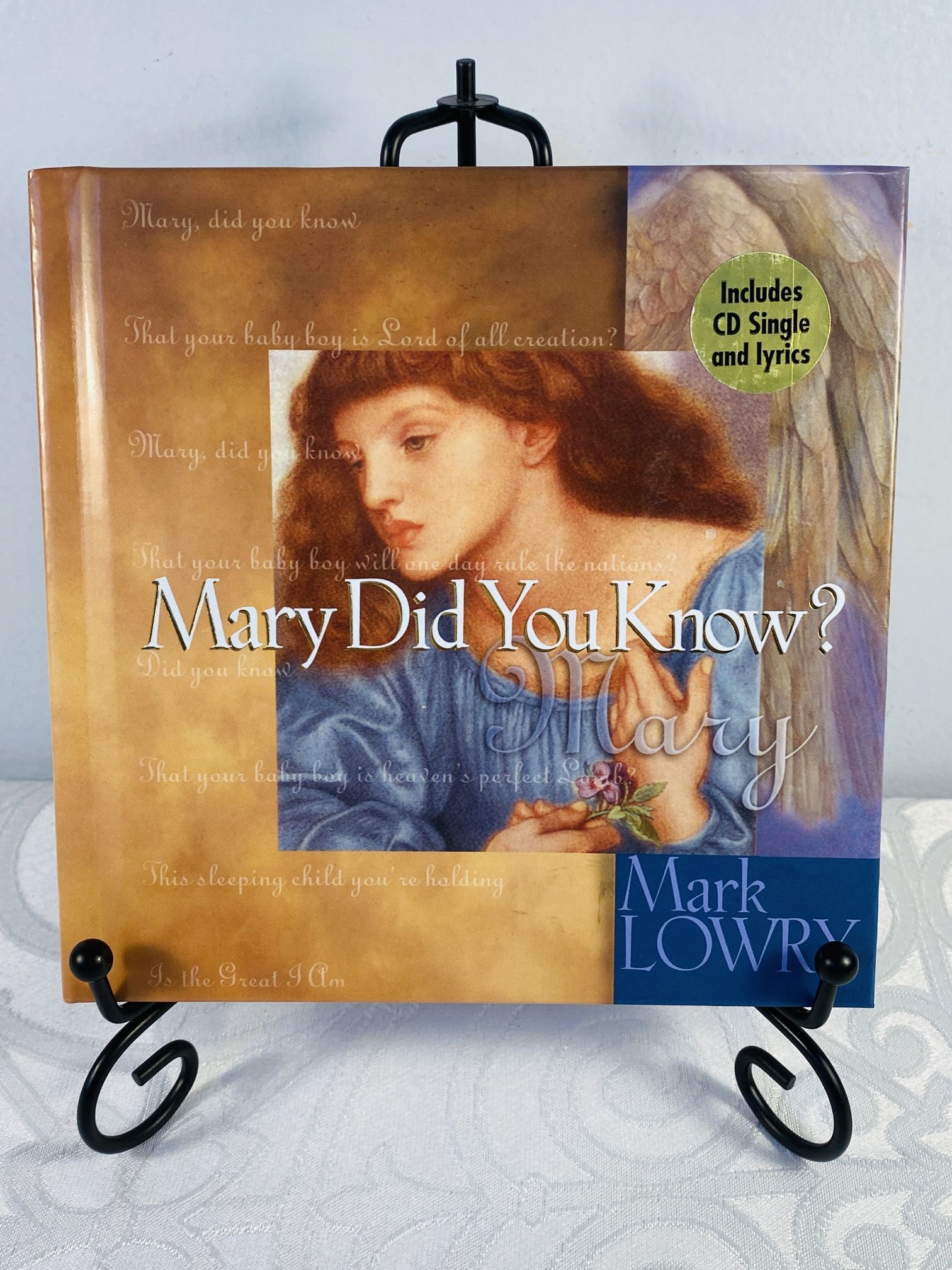 NEW BOOK + CD “Mary, Did You Know?” Mark Lowry 1998 