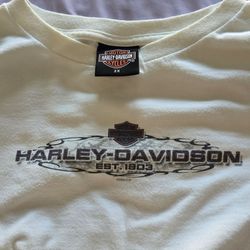 Women's Harley Davidson Long Sleeve White Shirt from Chosa's