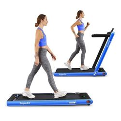 $300 COSTWAY GOPLUS SUPERFIT FOLDAWAY ELECTRIC TREADMILL 