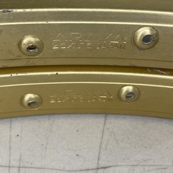 26x1.75 Gold Araya 7X  rim bands $190