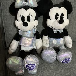 100Th Mickey And Minnie Plush