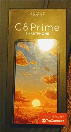 Android smart phone with 1 year free unlimited service including internet data