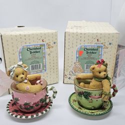 
New Lot of 2 Cherished Teddies 1997 Cup Love Peace Bear Mug & Plate Bear Limited


Mint condition, kept in the box, box has some spots/writing


2698
