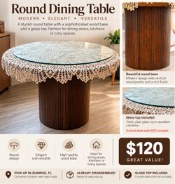Round Dining Table