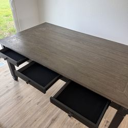 Dining Table With  Drawers
