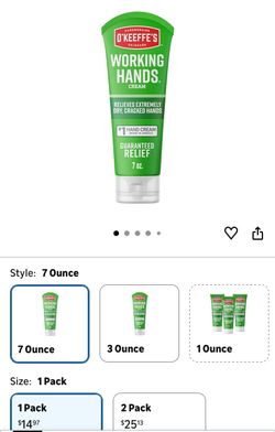 O’Keefe’s Hand Cream 