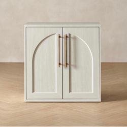 mopio Blake Storage Cabinet, Small Modular Accent Display Sideboard Buffet Cabinet(DD16)