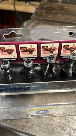 Round over beading routers 4pc set