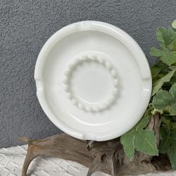 Large Milk Glass Ashtray
