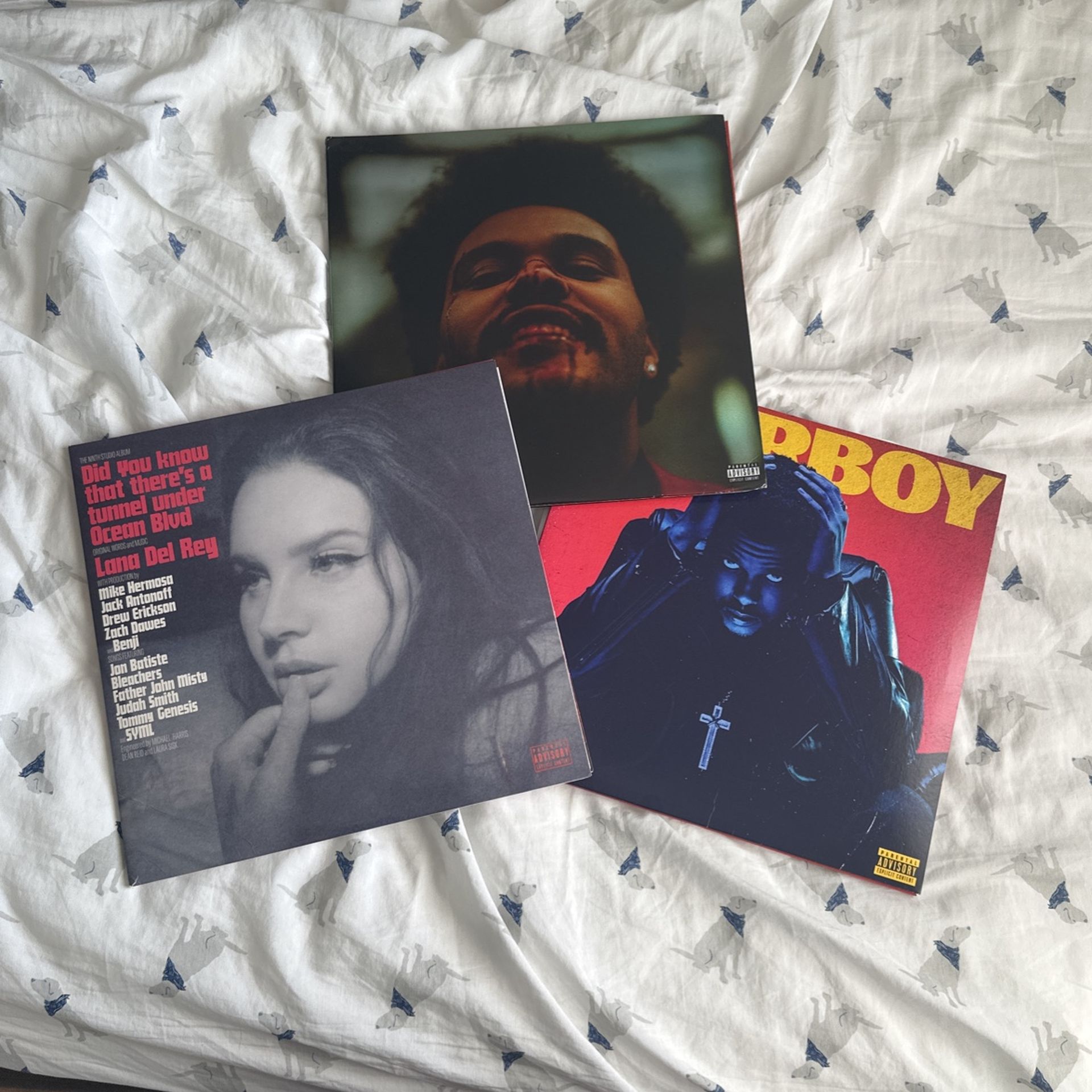 The Weeknd After Hours and Starboy Vinyl + Lana Del Ray Vinyl