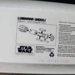 Luminara Unduli Legacy Light Saber Hilt