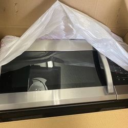 Brand New Samsung Microwave Over The Range Stainless Steel 