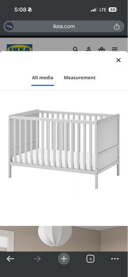 Used IKEA Crib w/Mattress