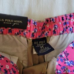 2T Toddler Girl Polo Pants