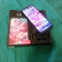 Cloud Mobile C8 Unlocked , New Open Box Just To Test. splash Screen Reads True Connect 