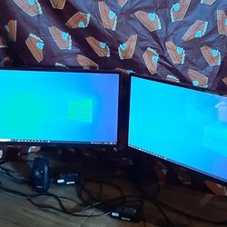 Dual Monitor W/ Mount Setup