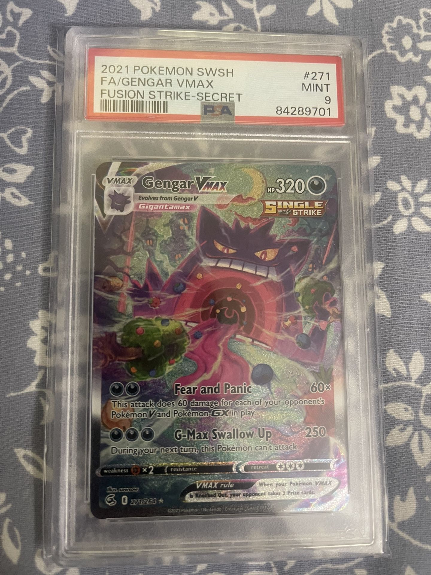 PSA 9 Gengar V Max