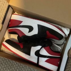 Jordan 1 Bred Toe Dunk Low  Brand New 