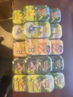 Pokémon Trading Card Game Mini Tins – Lot of 5