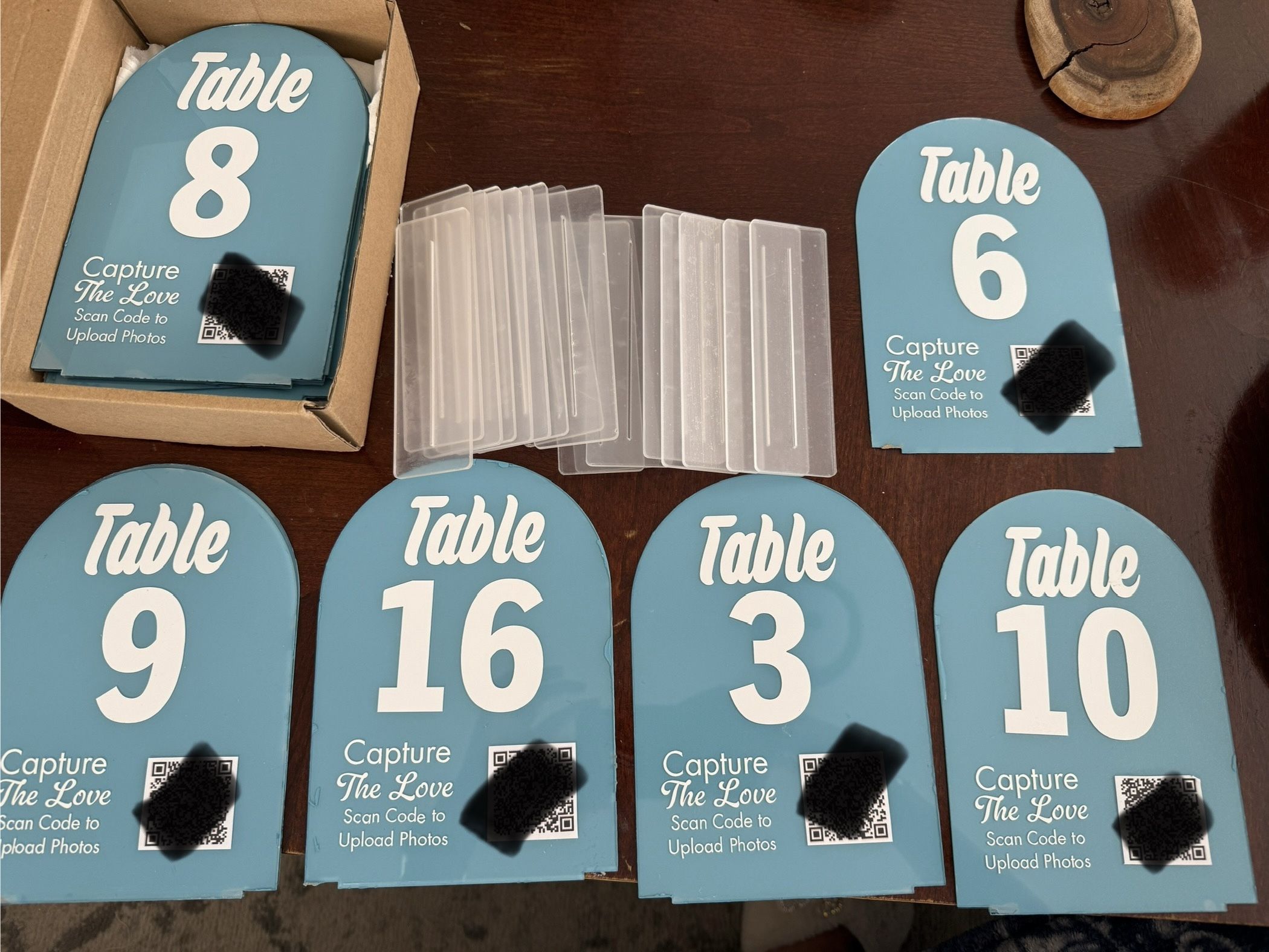 Table Numbers