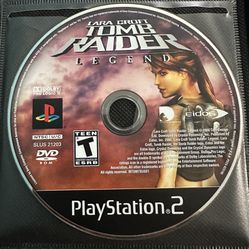 Lara Croft: Tomb Raider - Legend (Sony PlayStation 2, 2006) PS2 DISC ONLY