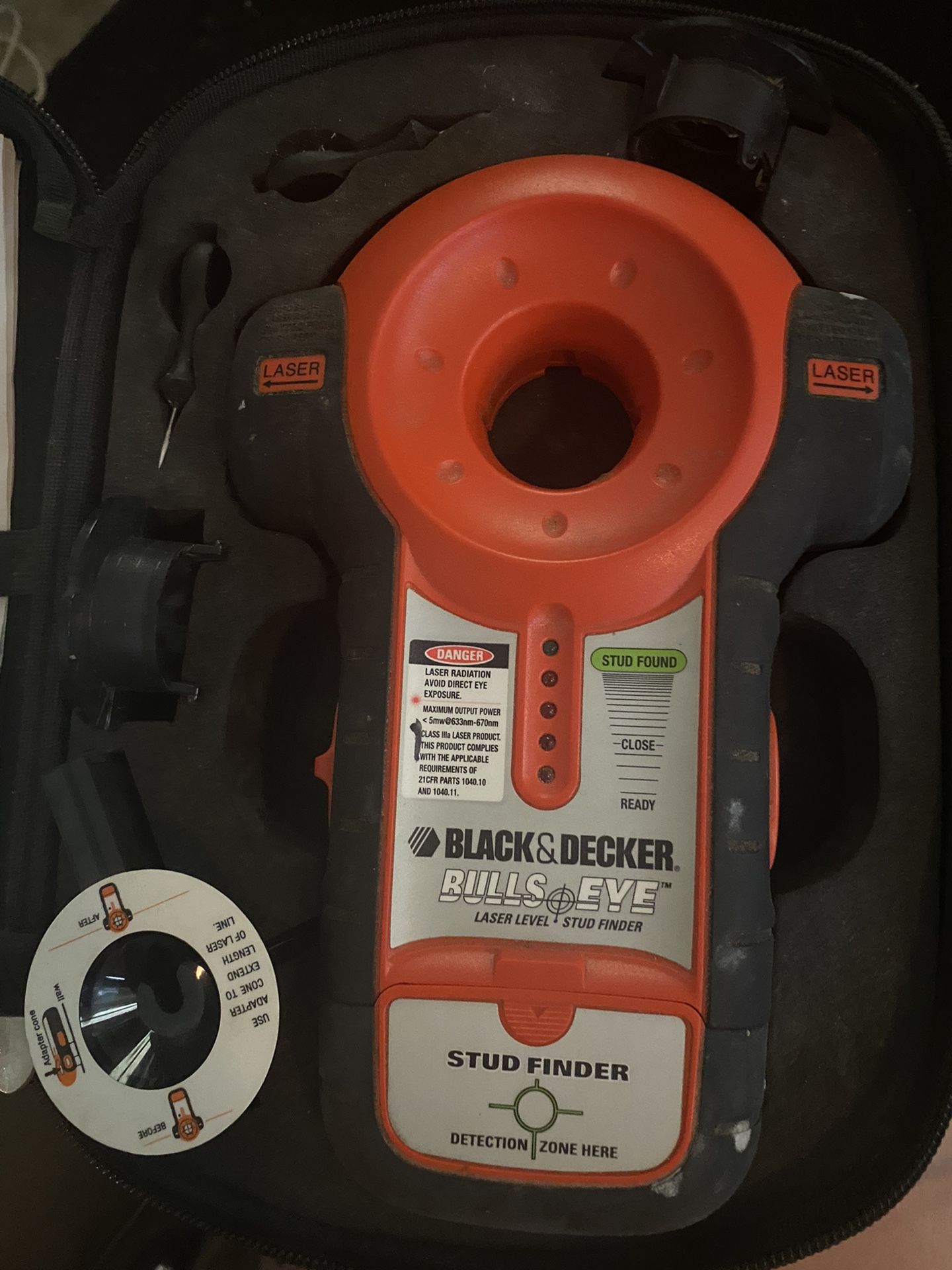 Bullseye Laser Level & Stud Finder