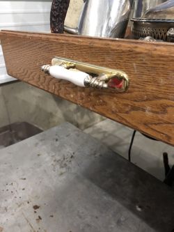 Ceramic & Brass Kitchen draw & door Handles