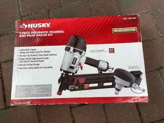 new HUSKY 2piece pneumatic framing and palm nailer 1001394993