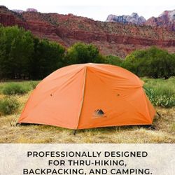 Hyke Byke Yosemite 2 Person Backpacking Tent w Footprint  Lightweight/Waterproof*FREE SHIPPING or Pickup*