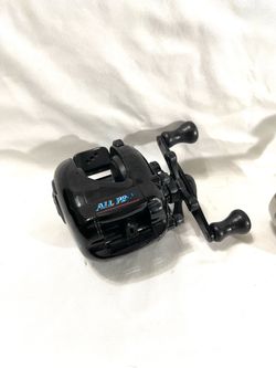 Like new condition, older model, all pro medium action bait, caster fishing reel. Left-handed.