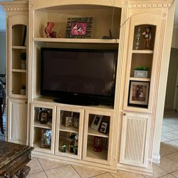 Wood TV Vanity