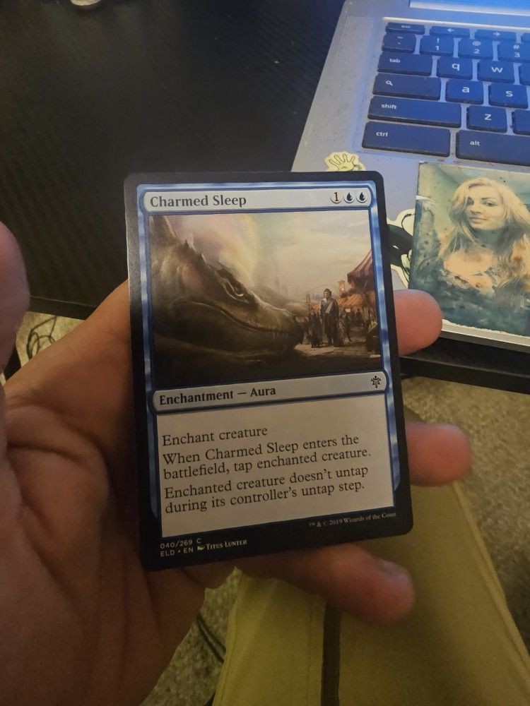 Charmed Sleep Throne Of Eldraine Magic Card